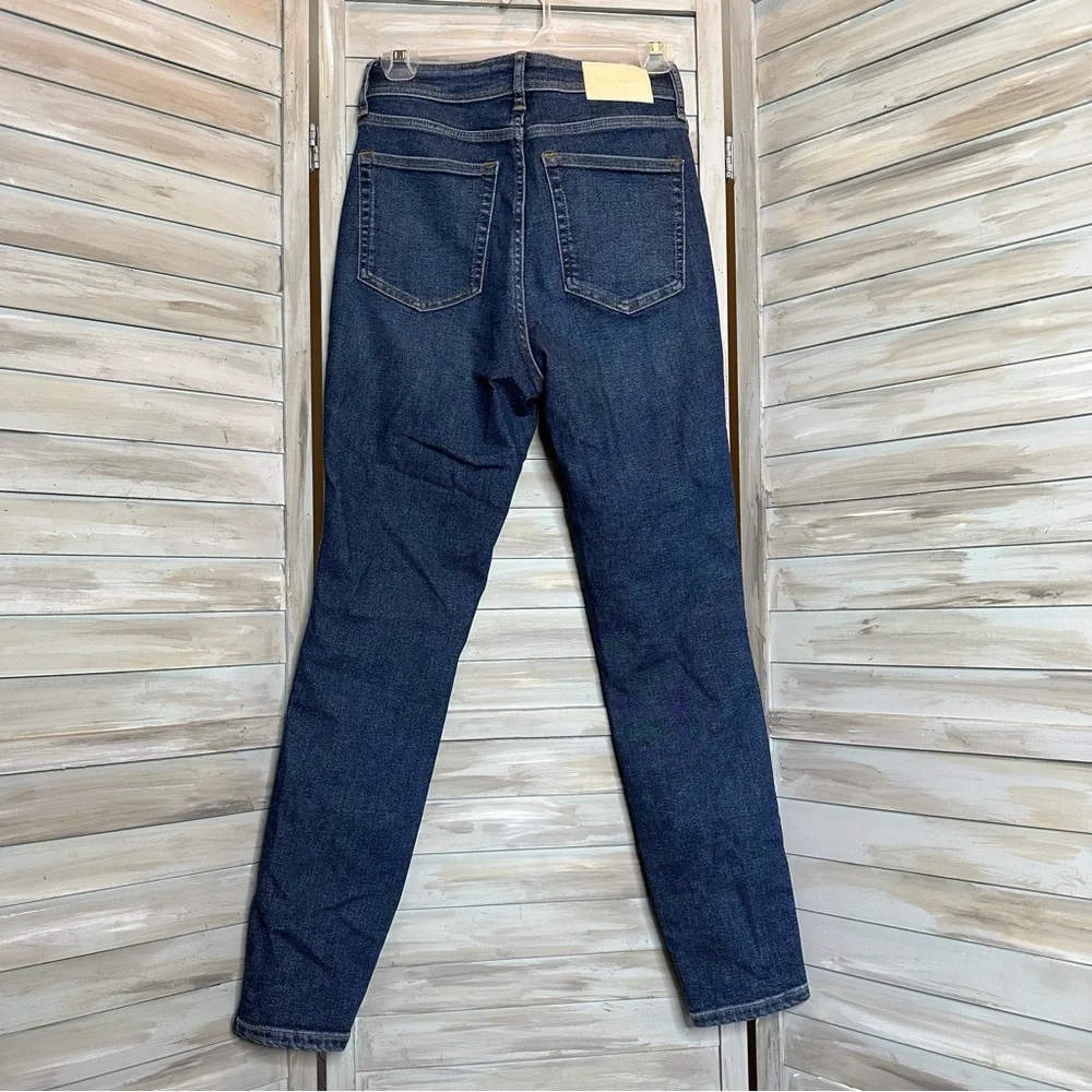 Everlane The Way-High Skinny Jean Stretch Blue Denim Jeans Size 27 High Rise